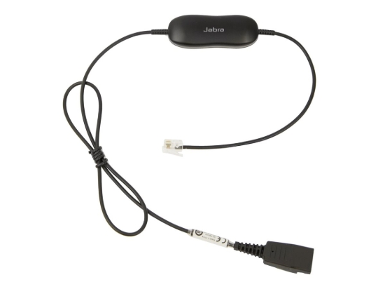Imagen de Jabra GN1216 - Cable para auriculares - Desconexión rápida enchufe a RJ-9 macho - 80 cm - para Avaya one-X Deskphone Edition 96XX; Jabra GN 2000, GN2000; BIZ 2400, 2400 3in1, GN2000