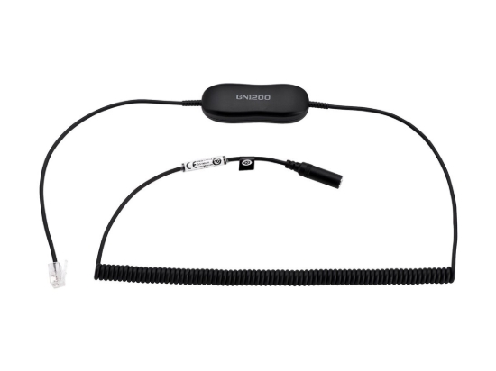 Imagen de Jabra GN1200 - Adaptador para auriculares - RJ-9 macho a miniconector hembra - 2 m