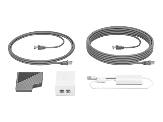 Imagen de Logitech Cat5e Kit - Kit de accesorios para videoconferencias - para Logitech Base Bundle, RoomMate + MeetUp + Tap IP; Room Solution Base Bundle, Huddle, Large