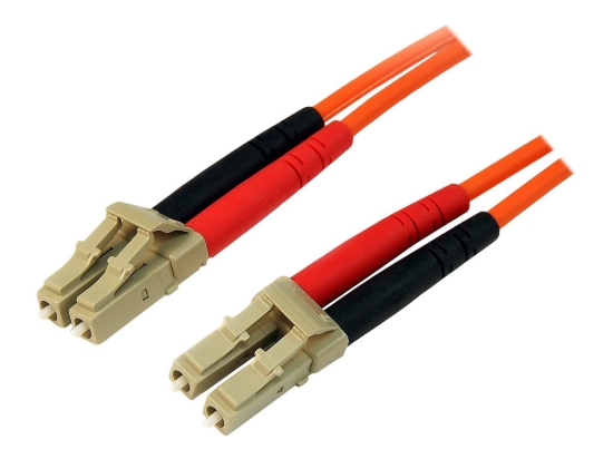 Imagen de StarTech.com 1m Fiber Optic Cable - Multimode Duplex 50/125 - LSZH - LC/LC - OM2 - LC to LC Fiber Patch Cable (50FIBLCLC1) - Cable de red - LC de modos múltiples (M) a LC de modos múltiples (M) - 1 m 