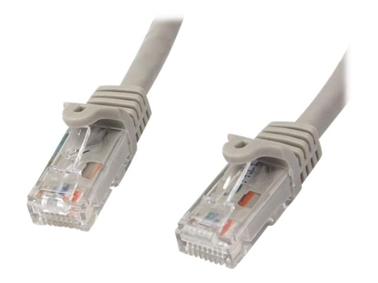 Imagen de StarTech.com Cable de Red Ethernet Snagless Sin Enganches Cat 6 Cat6 Gigabit - Cable de interconexión - RJ-45 (M) a RJ-45 (M) - 2 m - UTP - CAT 6 - sin enganches - gris