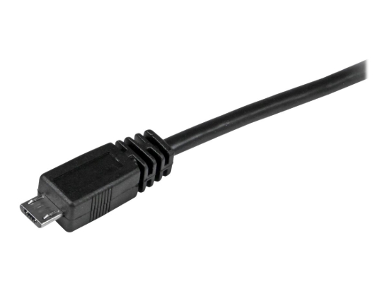 Imagen de StarTech.com 6ft Micro USB Cable - A to Micro B - Cable USB - USB (M) a Micro-USB tipo B (M) - USB 2.0 - 1.8 m - negro - para P/N: CDP2HDUACP2, KITBXAVHDPEU, KITBXAVHDPUK, KITBXDOCKPEU, KITBXDOCKPUK, 