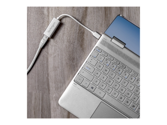 Imagen de StarTech.com Adaptador de Red Ethernet Gigabit Externo USB 3.0 - Plateado - Ideal para MacBook, Chromebook o Tablet - Adaptador de red - USB 3.0 - Gigabit Ethernet x 1 - plata