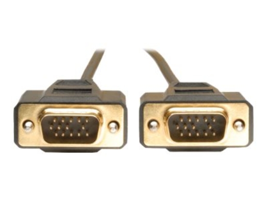 Imagen de Eaton Tripp Lite Series VGA Monitor Cable, 640x480 (HD15 M/M), 10 ft. (3.05 m) - Cable VGA - HD-15 sin patilla 9 (M) a HD-15 sin patilla 9 (M) - 3 m - moldeado