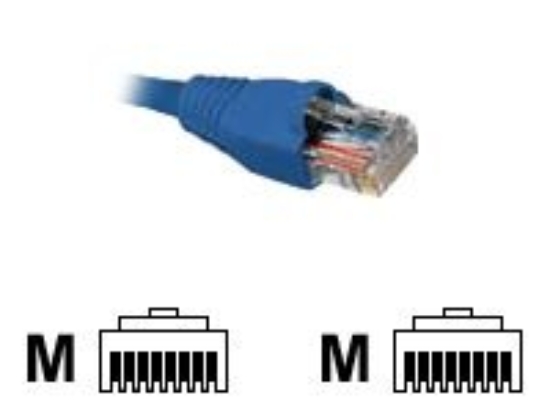 Imagen de Nexxt - Cable de interconexión - RJ-45 (M) a RJ-45 (M) - 7.6 m - UTP - CAT 5e - moldeado, trenzado - azul