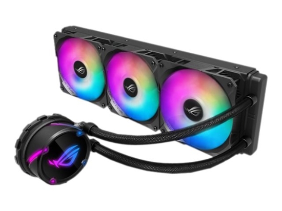 Imagen de ASUS ROG STRIX LC 360 RGB - Sistema de refrigeración líquida del procesador - (para: LGA1156, LGA1366, LGA1155, LGA2011, LGA1150, LGA2011-3, LGA1151, AM4, LGA2066, TR4) - aluminio con base de cobre - 