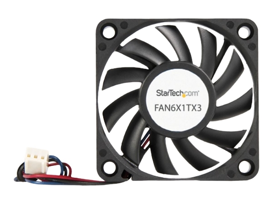 Imagen de StarTech.com Ventilador Fan para Chasis Caja de Ordenador PC Torre  - 60x10mm - Conector TX3 - Kit de ventilador del sistema - 60 mm
