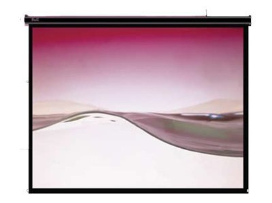 Imagen de Klip Xtreme KPS-301 - Pantalla de proyección - instalable en el techo, instalable en pared - 72" (183 cm) - 4:3 - Matte White - blanco