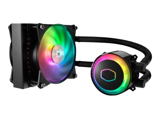 Imagen de Cooler Master MasterLiquid ML120R RGB - Sistema de refrigeración líquida del procesador - (para: LGA775, LGA1156, AM2, AM2+, LGA1366, AM3, LGA1155, AM3+, LGA2011, FM1, FM2, LGA1150, FM2+, LGA2011-3, L