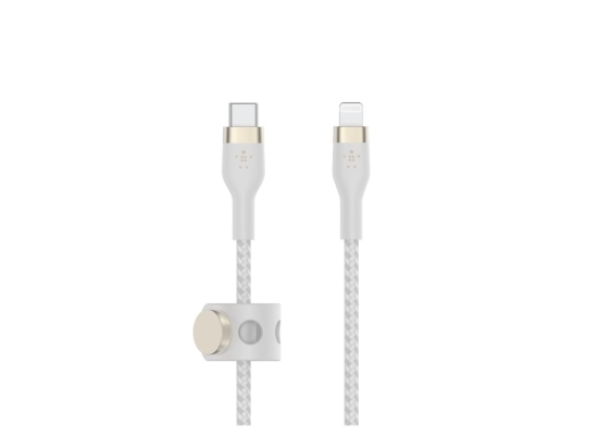 Imagen de Belkin BoostCharge - Cable Lightning - 24 pin USB-C macho a Lightning macho - 3 m - blanco