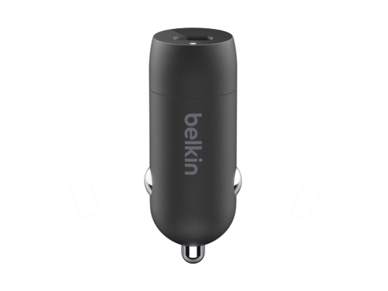 Imagen de Belkin - Adaptador de corriente para el coche - 30 vatios - 3 A - Fast Charge, Suministro de energía 3.1 (24 pin USB-C) - negro