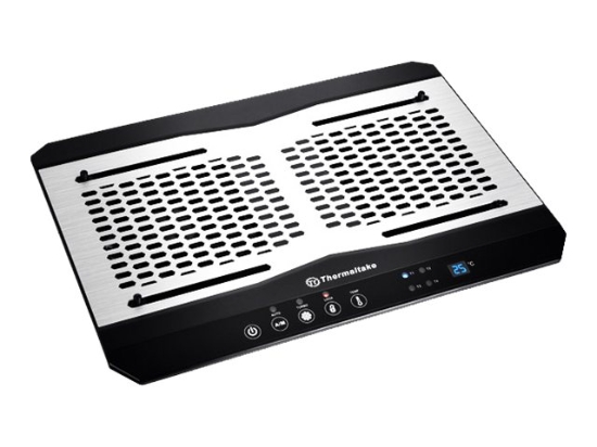 Imagen de Thermaltake Massive TM - Ventilador para ordenador portátil - con concentrador USB de 2 puertos - 120 mm - negro