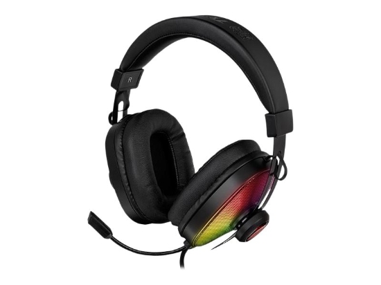 Imagen de Tt eSPORTS Pulse G100 - Auricular - tamaño completo - cableado - conector de 3,5 mm - negro diamante