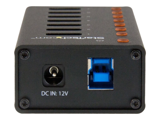 Imagen de StarTech.com Concentrador USB 3.0 de 7 Puertos con Caja de Metal - Hub de Sobremesa o Montaje en Pared - Hub - 7 x SuperSpeed USB 3.0 - sobremesa, montaje en pared - para P/N: BNDTBUSB3142, PEXUS313AC