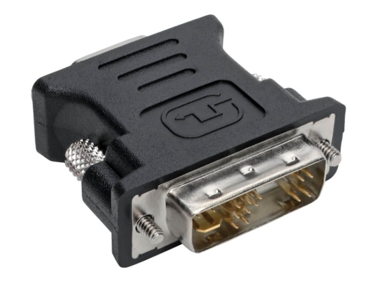 Imagen de Eaton Tripp Lite Series DVI to VGA Adapter Converter DVI-A Analog Male HD15 Female - Adaptador de pantalla - HD-15 (VGA) (H) a DVI-A (M) - negro