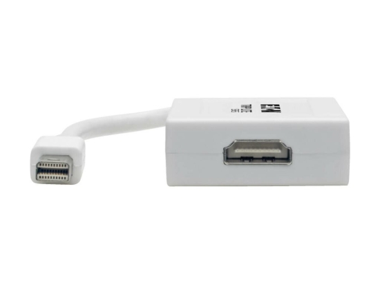 Imagen de Eaton Tripp Lite Series 6in Mini DisplayPort to HDMI Adpater Converter mDP to HDMI M/F 6" - Adaptador de vídeo - Mini DisplayPort macho a HDMI hembra - 15.2 cm - blanco