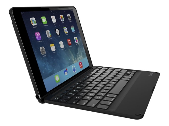 Imagen de ZAGG Messenger Folio - Caja de teclado y folio - Bluetooth - EE. UU. - negro - para Apple iPad Pro de 11" (1ª generación)