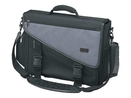 Imagen de Tripp Lite Profile Brief Bag Notebook / Laptop Computer Carry Case Nylon - Funda de transporte para portátil - negro, gris grafito