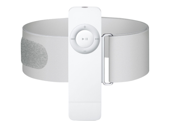 Imagen de Apple iPod shuffle Armband - Bolso para reproductor - gris - para iPod shuffle (1G)