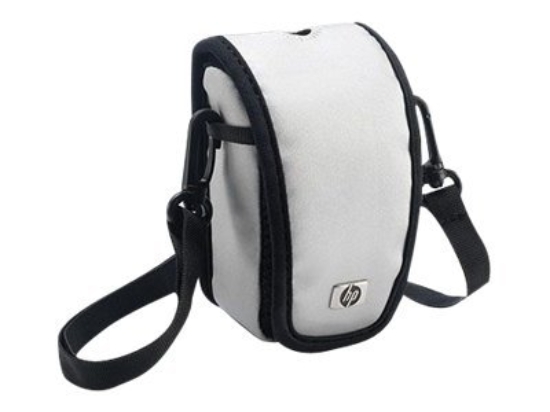 Imagen de HP Photosmart Digital Camera Silver Sport - Estuche para cámara - plata - para Photosmart 42X, A433, A434, A436, E217, M23, M415, M517, M525, M527, M627, R827, R967