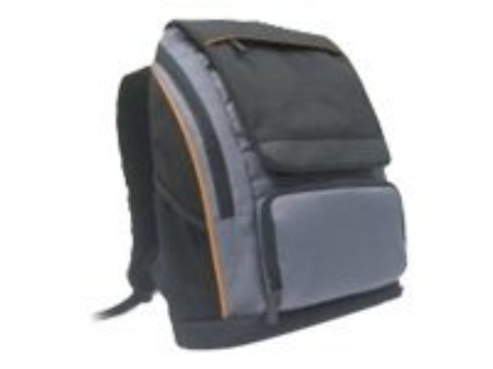 Imagen de Lenovo Backpack - Mochila para transporte de portátil - 15.4" - negro, gris frío - para C100; C200; N100; N200; ThinkPad R60; R61; T60; T61; X61; X61 Tablet; V100; V200