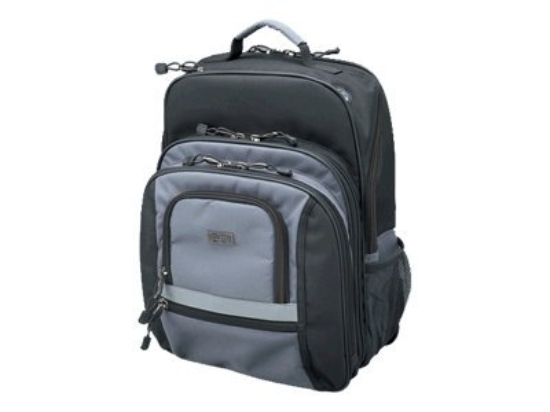 Imagen de Tripp Lite Collegiate Notebook Backpack - Mochila para transporte de portátil - negro, gris grafito