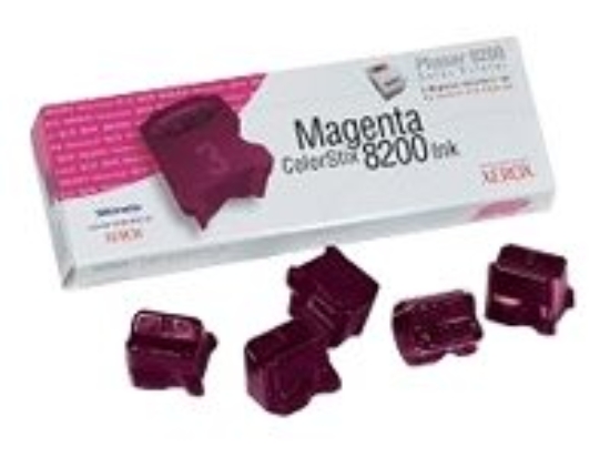 Imagen de Xerox ColorStix Phaser 8200 - Magenta - tintas sólidas - para Phaser 8200B, 8200DP, 8200DX, 8200MB, 8200MDP, 8200MDX, 8200MN, 8200N