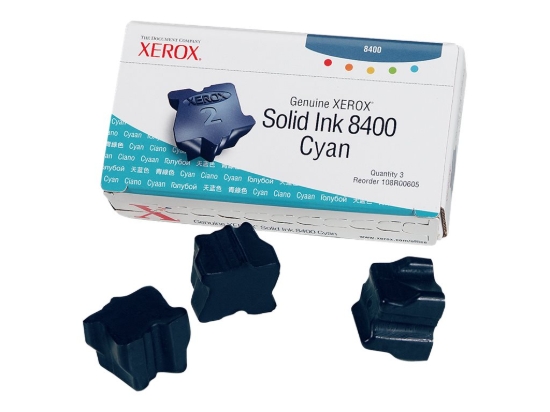 Imagen de Xerox Phaser 8400 - Cián - tintas sólidas - para Phaser 8400, 8400B, 8400DP, 8400DT, 8400DX, 8400N, 8400SB, 8400SDP, 8400SDX, 8400SN