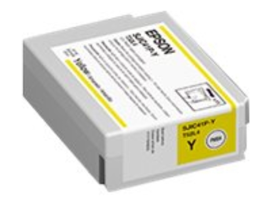 Imagen de Epson SJIC41P-Y - Amarillo - original - blíster con alarmas de RF/acústica - cartucho de tinta - para ColorWorks CW-C4000, CW-C4000E (BK), CW-C4000E (MK)