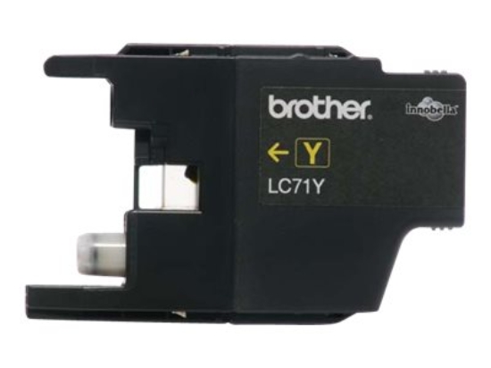 Imagen de Brother LC71Y - Amarillo - original - cartucho de tinta - para Brother MFC-J280, J425, J430, J435, J625, J825, J835; MyMio MFC-J825