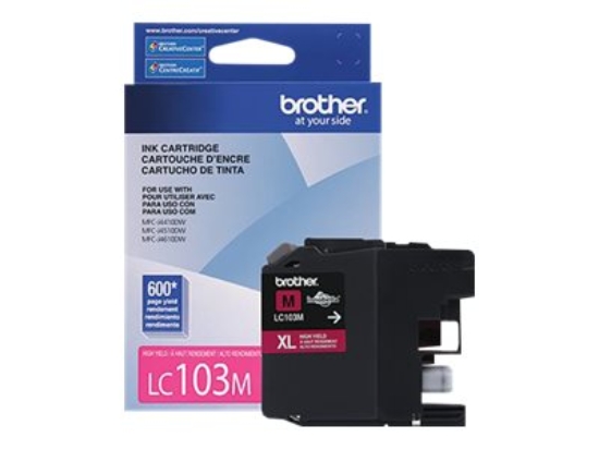 Imagen de Brother LC103M - Alto rendimiento - magenta - original - cartucho de tinta - para Brother DCP-J152, MFC-J245, J285, J450, J470, J475, J650, J6520, J6720, J6920, J870, J875