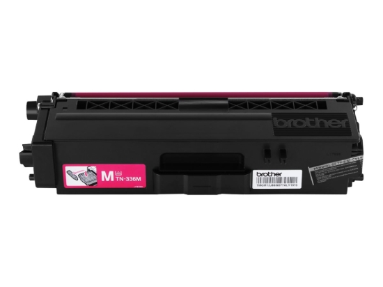 Imagen de Brother TN336M - Alto rendimiento - magenta - original - cartucho de tóner - para Brother HL-L8250CDN, HL-L8350CDW, HL-L8350CDWT, MFC-L8600CDW, MFC-L8850CDW