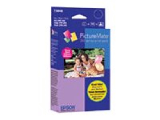 Imagen de Epson Print Pack T5846 - Color (cian, magenta, amarillo, negro) - cartucho de impresión / kit de papel - para PictureMate Charm PM 225; PictureMate Show PM 300; PictureMate Zoom PM 290