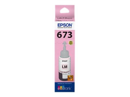 Imagen de Epson T673 - Magenta claro - original - recarga de tinta - para Epson L1800, L800, L805, L810, L850; EcoTank L1800