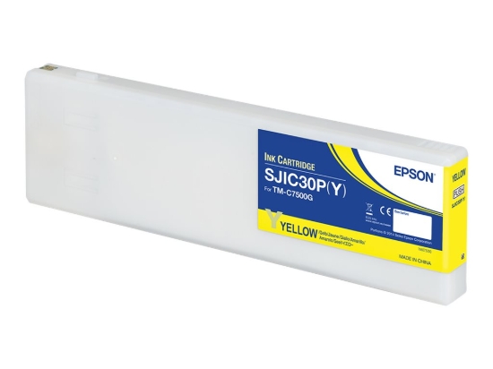 Imagen de Epson SJIC30P(Y) - Amarillo - original - cartucho de tinta - para ColorWorks C7500GE, TM-C7500G