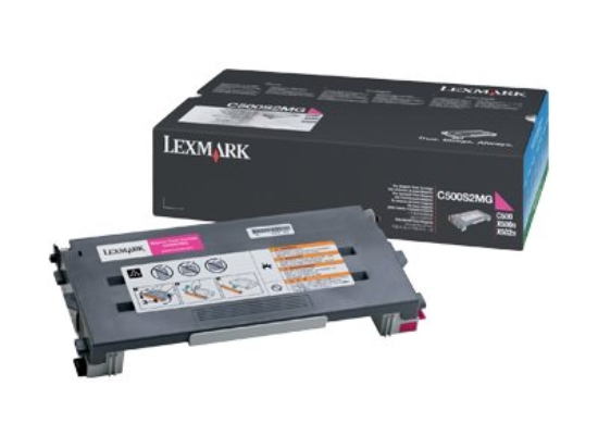 Imagen de Lexmark - Magenta - original - cartucho de tóner - para Lexmark C500n, X500n, X502n