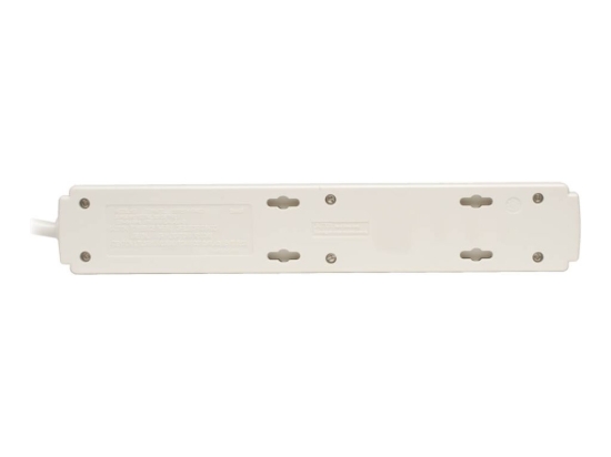 Imagen de Eaton Tripp Lite Series Surge Protector Power Strip 120V 6 Outlet RJ11 4' Cord 790 Joule - Protector contra sobretensiones - 15 A - CA 120 V - conectores de salida: 6 - gris atractivo - para P/N: CLAM