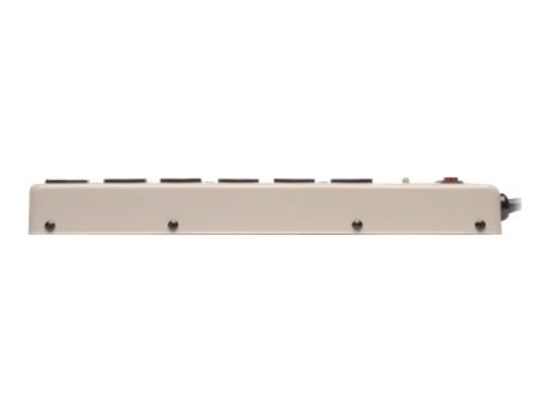 Imagen de Eaton Tripp Lite Series 6-Outlet Commercial-Grade Surge Protector, 6 ft. (1.83 m) Cord, 900 Joules, 12.5-in. length - Protector contra sobretensiones - conectores de salida: 6 - negro, beige