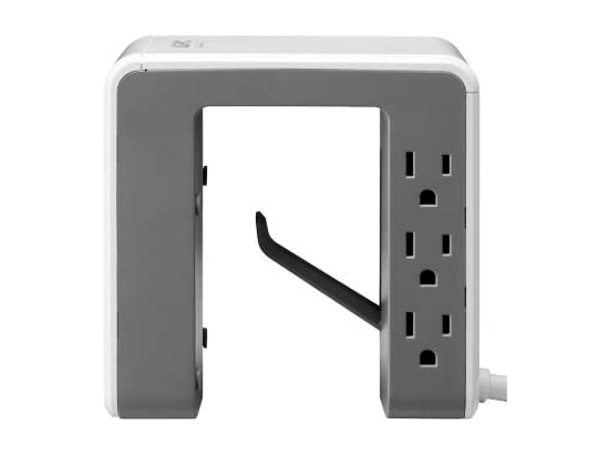 Imagen de APC SurgeArrest P6U4 - Essential - protector contra sobretensiones - CA 120 V - 1875 vatios - conectores de salida: 6 - 1.83 m cable - gris