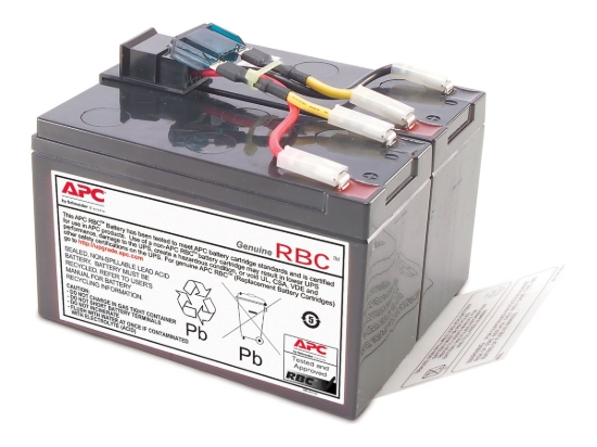 Imagen de APC Replacement Battery Cartridge #48 - Batería de UPS - 1 x baterías - Ácido de plomo - para P/N: SMT750, SMT750C, SMT750I, SMT750TW, SMT750US, SUA750ICH, SUA750ICH-45, SUA750-TW