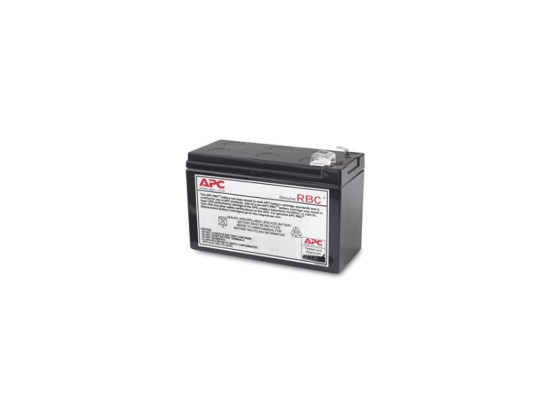 Imagen de APC Replacement Battery Cartridge #110 - Batería de UPS - 1 x baterías - Ácido de plomo - negro - para P/N: BE650G2-CP, BE650G2-FR, BE650G2-GR, BE650G2-IT, BE650G2-SP, BE650G2-UK, BR650MI