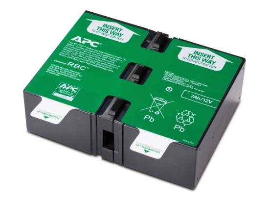 Imagen de APC Replacement Battery Cartridge #123 - Batería de UPS - 1 x baterías - Ácido de plomo - para P/N: BX1350M, BX1350M-LM60, SMT750RM2UC, SMT750RM2UNC, SMT750RMI2UC, SMT750RMI2UNC