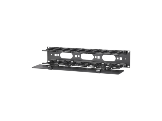 Imagen de APC Horizontal Cable Manager Single-Sided with Cover - Kit de administración de cables para bastidor - negro - 2U - 19" - Conforme a la TAA - para Smart-UPS X 3000VA Short Depth Tower/Rack LCD