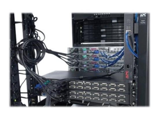 Imagen de APC KVM Switch - Conmutador KVM - 16 x KVM port(s) - 1 usuario local - montaje en rack - para P/N: SCL400RMJ1U, SCL500RMI1UC, SCL500RMI1UNC, SMTL1000RMI2UC, SMTL750RMI2UC