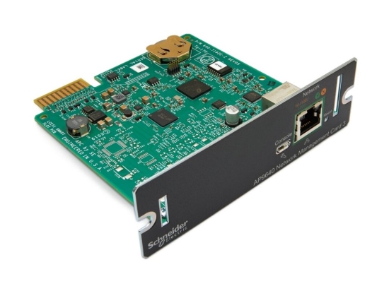 Imagen de APC Network Management Card 3 with PowerChute Network Shutdown - Adaptador de administración remota - 1GbE - 1000Base-T - para P/N: SMTL2K2RM2UCLNC, SMTL3000RM2UCNC, SMX2KR2UX145, SMX750CUS, SRTL10KRM