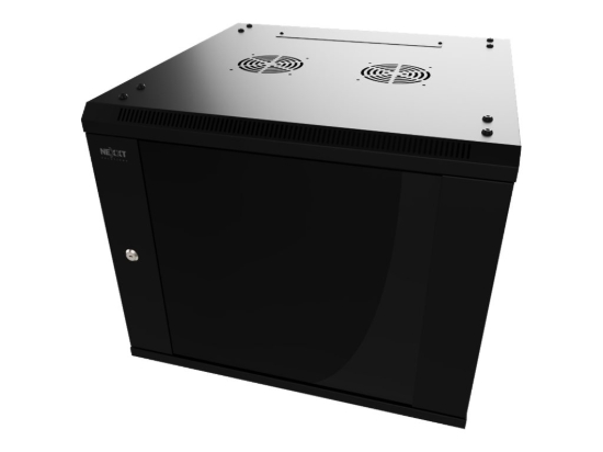 Imagen de Nexxt Solutions - Rack armario - instalable en pared - RAL 9005, negro barniz - 12U - 19"