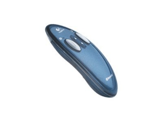 Imagen de Logitech Cordless Presenter - Ratón - óptico - 2 botones - inalámbrico - Bluetooth - receptor inalámbrico USB