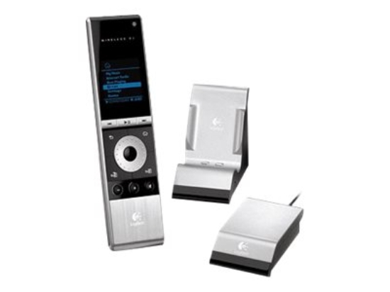 Imagen de Logitech Wireless DJ Music System - Control remoto - pantalla luminosa - LCD - RF - negro, plata