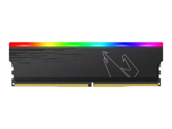 Imagen de AORUS RGB - DDR4 - kit - 16 GB: 2 x 8 GB - DIMM de 288 contactos - 3733 MHz / PC4-29800 - CL18 - 1.4 V - sin búfer - no ECC - gris