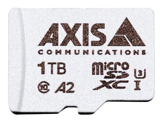 Imagen de AXIS Surveillance - Tarjeta de memoria flash (adaptador microSDXC a SD Incluido) - 1 TB - A2 / UHS-I U3 / Class10 - microSDXC UHS-I - para AXIS D3110, M3085, M3086, M5075, M7116, P3818, Q1656, Q1715, 